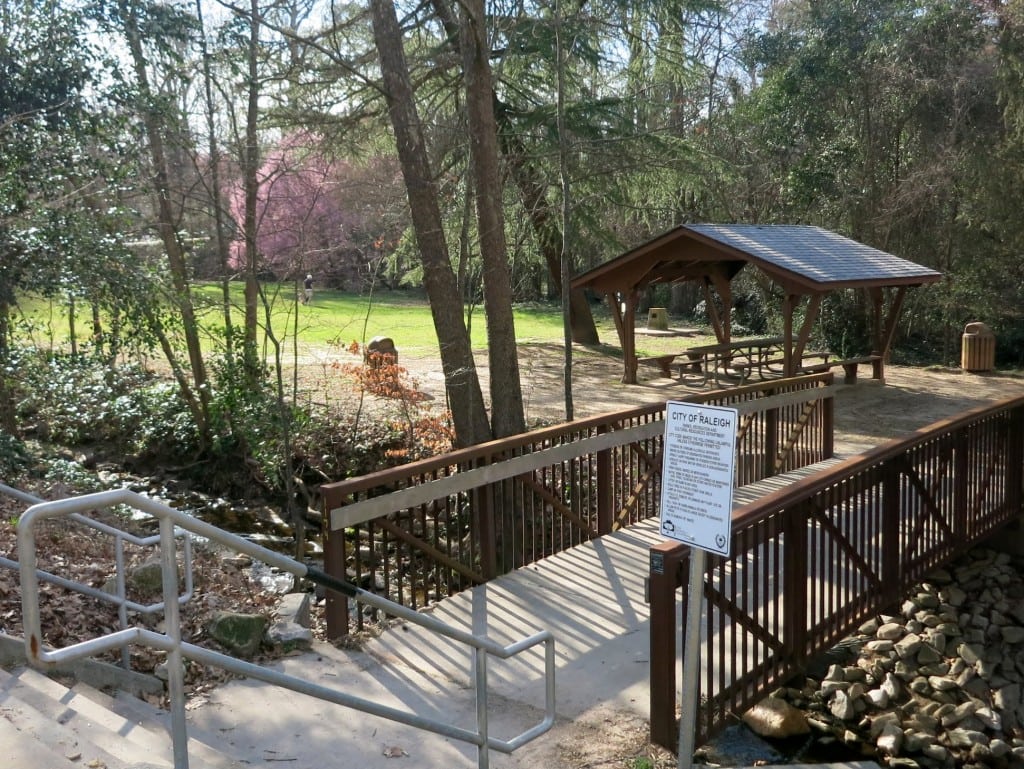 Fallon Park Picnic Shelter, from Oxford Road