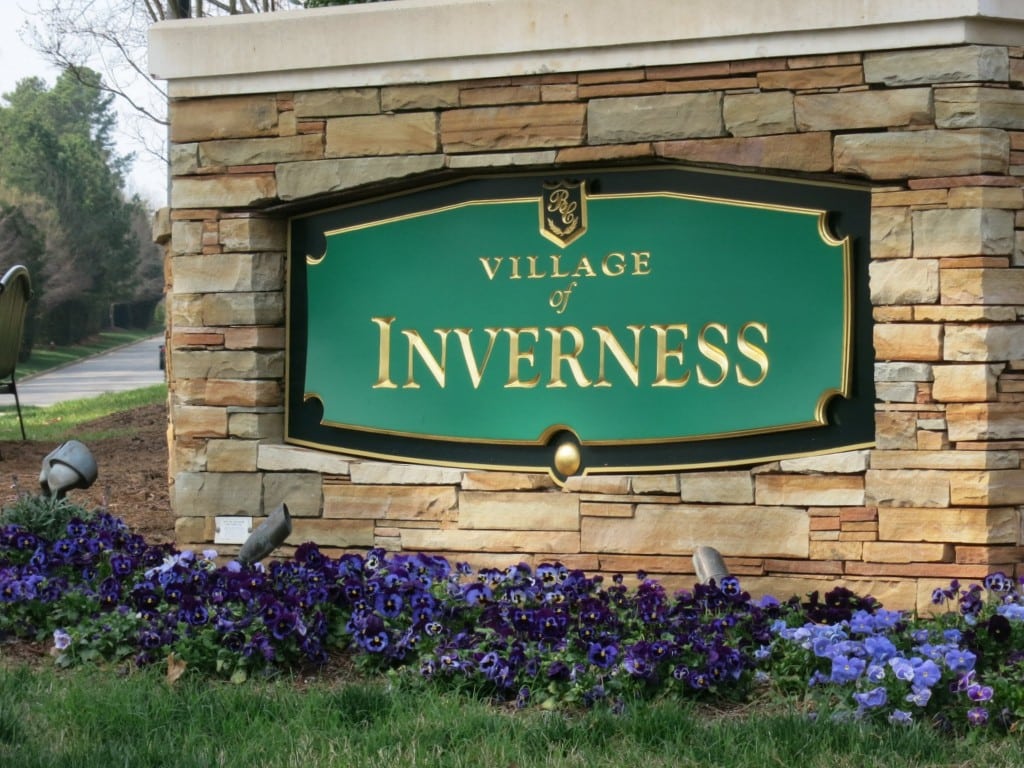 Village of Inverness Entrance, Brier Creek, Best Raleigh Neighborhoods, North Raleigh, Brier Creek
