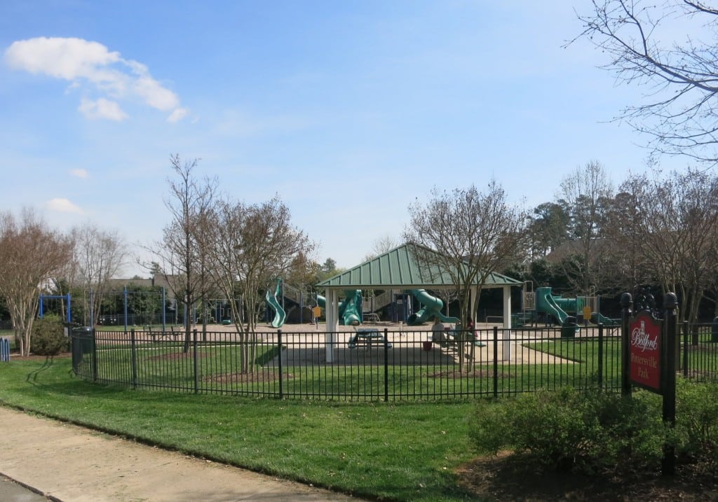 Pottersville Park on Cardington Lane Just East of Clock Tower., Best Raleigh Neighborhoods, North Raleigh, Bedford
